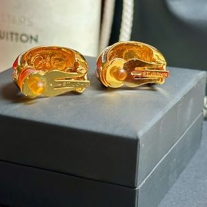 ✨✨Magnificent ST JOHN Signed Vintage Gold And Silver Couture Earrings